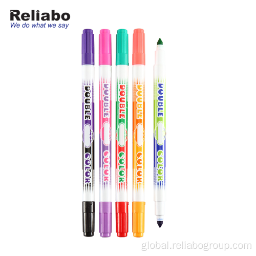  Kids Painting Double Tips Multi-Color Watercolor Brush Pen Manufactory